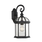 Savoy House 5-0633-BK, Kensington Wall Mount Lantern, Textured Black