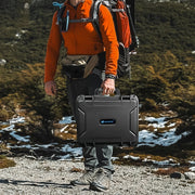 Lekufee Waterproof Hard Carrying Case for DJI Mavic 4 Pro Combo with Custom Foam Insert, Impact Resistant, Dustproof, Black, LK1202