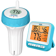 Bluescape WT211BW Wireless Digital Pool Thermometer, IPX8 Waterproof, 500FT Range, Blue