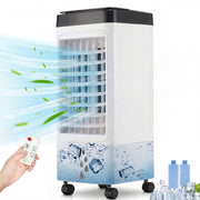 Yuyongr Portable Air Conditioner 3-in-1 Evaporative Cooler Fan with 6L Pull-Out Water Tank, 3 Speeds, 4 Modes, 120 Oscillation, 7-Hour Timer, White, H484188AIRFAN