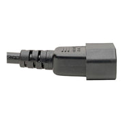 Tripp Lite Power Cord Adapter, 6 ft 18AWG, IEC C14 to C5, Black, P014-006