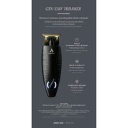 Andis 74150 GTX-EXO Professional Cord/Cordless Lithium, Beard & Hair Trimmer, Charging Stand