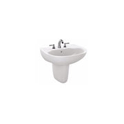 Toto Prominence Pedestal Combo Bathroom Sink in Cotton White-LHT242.4G#01