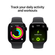 Apple Watch Gen 11 Series 11 Cell 42mm Jet Black Aluminum - Black Sport Band MF834LW/A