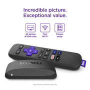 Roku 3940RW Express 4K Streaming Player 4K/HD/HDR with Smooth Wi-Fi, Premium HDMI Cable 2021 (Remote May Vary)