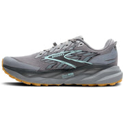 Brooks 1104571D098.120 Cascadia 19 Trail Running Shoes for Men - Alloy/Ebony/Orange - 12M