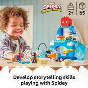 LEGO DUPLO Marvel Team Spidey Webquarters Building Toy, 65 Pieces, Multicolor, Ages 2+, 10464