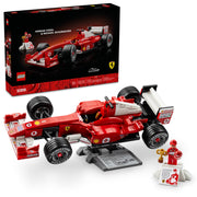 LEGO Icons Ferrari F2004 Michael Schumacher Building Set, 735 Pieces, Working Steering, Detailed V10 Engine, Collector's Display Stand, 6588524