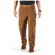 5.11 Tactical Taclite Pro Ripstop Cargo Pants, Lightweight Durable Work Utility, Stone, 34W x 34L, 74273ABR