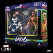 Hasbro Marvel Legends Gamerverse Punisher & Nick Fury 6-Inch Action Figure 2-Pack, Retro Vintage-Inspired, Gaming Accessories Included, G1871