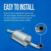 Walker Exhaust SoundFX 18577 Exhaust Muffler Fits select: 1997-2000,2001-2003 FORD F150