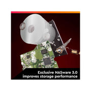 Western Digital Red Plus 4TB NAS Internal Hard Drive, 3.5-Inch, SATA 6Gb/s, 5400 RPM, 256MB Cache, WD40EFPX