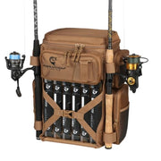 Evolution Outdoors 34044-EV Fishing Drift Series Tackle Backpack, Outdoor Rucksack w/ 6 Fishing Tackle Trays, Heavy Duty