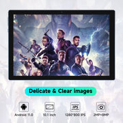 ZZB CP20TK 2 In 1 Tablet 10 Inch Android 11.0 With Keyboard Case Mouse Stylus 4GB RAM 64GB ROM