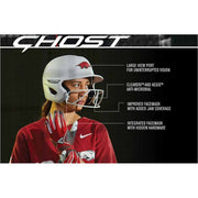 Easton Ghost Fastpitch Softball Batting Helmet, Matte Navy, Medium/Large, 8072886