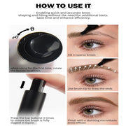 Clear Eyebrow Gel Eyebrow Brush Angled Brush & Dip Chocolate Liquid Eyebrow Brush Eyebrow Pencil Eyebrow Pen Brow Pen Eyebrow Tint Eyebrow Contouring Pen Hair Like