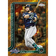 Topps 2025 Chrome Baseball Update Series Value Box, 7 Packs of 4 Cards, Rookie Debut Patch Autographs, Sepia Refractor Parallels, 95080992