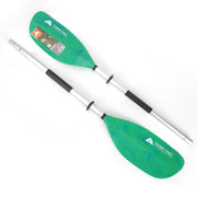 Ozark Trail Youth Aluminum Kayak Paddle, Adjustable Angle, Green, 78 in