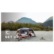 Core Equipment 10-Person Straight Wall Cabin Tent With Full Rainfly