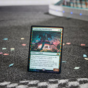 Wizards of the Coast Magic The Gathering Aetherdrift Bundle, 9 Play Boosters, Exclusive Alternate-Art Foil Promo Card, 40 Land Cards, Spindown Life Counter, Card Storage Box, D41340000