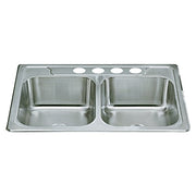 Sterling by Kohler Middleton 1470X-4 Double Basin Drop In Kitchen Sink