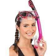 Cressi DM210421 Bonete Pro Dry Adult Snorkeling Set - Pink - S/M