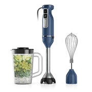 Ninja Power Duo Immersion Blender with RapidWhisk, 9-Inch Stainless Steel Arm, 4 Speeds, SplatterShield, PanProtect, 4-Cup Blending Pitcher, Deep Navy, CI201ND