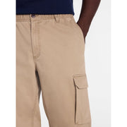 George Men's Cargo Pants, Modern Fit, Mid-Rise, Straight Leg, Beige, Sizes S-2XL