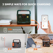 Jackery E240 v2 Explorer Portable Power Station, 256Wh LiFePO4 Battery with 300W AC/100W USB-C Output, Explorer 240 v2