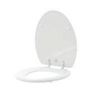BEMIS STA-TITE Elongated Closed Front Toilet Seat in White-1526CH 000