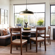 28'' Premium Metal Pendant Light, Olive