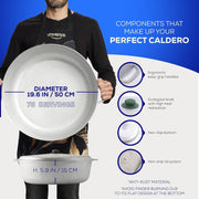 Universal L79082 Stainless XL Aluminum Caldero 75 Cups - 27.7 QT/26.6 L