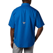 Columbia Tamiami II Short-Sleeve Button-Down Shirt - Vivid Blue - L