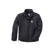 Carhartt Men's Gilliam Quilted Nylon Water-Resistant Jacket, Black, 2XL Tall, 102208