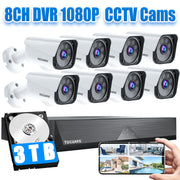 Toguard 1080P Bullet Cameras HDMI Connector, Surveillance, 8CH CCTV Security Camera