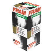 FRAM DG9549 Diesel Cartridge Oil Filter, Stainless Steel, 20,000 Mile Protection, 99% Filtration Efficiency