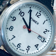 Timex M905PH Expedition Watch Indiglo WR 50M Black Leather