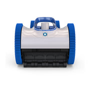 Hayward AquaNaut 400 Automatic 4-Wheel Drive Suction Pool Cleaner, Blue, For In-Ground Pools Up to 20 x 40 ft, V-Flex Variable Vane Turbine Technology, High-Traction Tires, Adjustable Roller Skirt, W3PHS41CST
