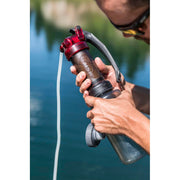 MSR MiniWorks EX Water Purification System, Portable Ceramic and Carbon Filter with 50 Aquatabs, Compatible with Wide Mouth Bottles, 1 lb, 14007