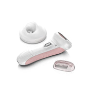 Remington WDF5035 Smooth & Silky 4-Blade Wet/Dry Shaver Women Legs, Underarms & Bikini Foil, Pink/White