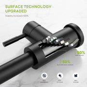 VQJTCVLY Kitchen Faucet with Three Function Modes, Black