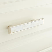 Signature Hardware EH.MOP-D11-4-WHT.PNL White Mother of Pearl/Brass Drawer Pull, 4