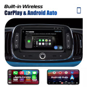 Guwzn Car Stereo Radio for Fiat 500 2016-2019, 7 Inch Android 13 Touchscreen, Wireless and Wired Apple CarPlay, Android Auto, GPS Navigation, Bluetooth, WiFi