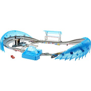 Mattel Disney Pixar Cars Ultimate Florida Speedway Slot Car Race Track Set with Motorized Booster, Lightning McQueen Vehicle, 5 Feet Long, Multicolor, HJH19