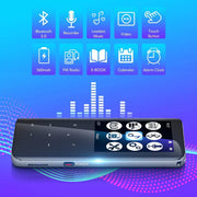 Telele 64GB Portable Digital Music Player with Bluetooth 5.0, Lossless Sound, FM Radio, HD Speaker, Black