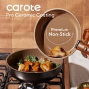 CAROTE 36-Piece Ceramic Cookware Set ,Detachable Nonstick Pots and Pans Setwith Lids - Nonstick Cookware