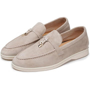 smzulisuat Tassel Womens Flats Moccasin, Apricot Pink, 9.5