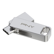 PNY P-FDI128DULINKTYCWM-GE 128GB DUO LINK USB 3.2 Type-C Dual Flash Drive
