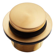 Signature Hardware 485445 Toe Touch Tub Drain Kit Brushed Gold Bath and Shower Accessories Bathtub Components Tub Wastes and Overflows