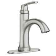 CCN SPOT RESIST BRUSHED NICKEL ONE-HANDLE HIGH ARC BATHROOM FAUCET 1.2 GPM